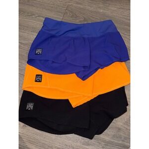 Oiselle Women's Athletic Short Set 3 Colors Blue Orange Black Size 6 8